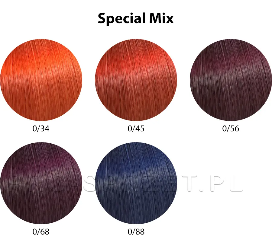 Wella Color Touch Special Mix - paleta kolorów