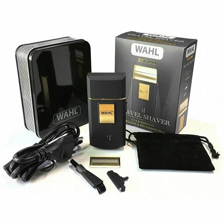 Golarka Wahl 3615 Travel Shaver Gold Edition do brody, bezprzewodowa Maszynki do strzyżenia Wahl 043917008363