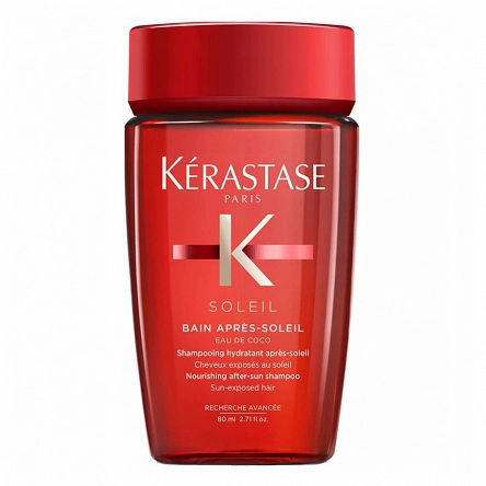 Szampon Kerastase Soleil Bain Apres Soleil nawilżający do włosów zmęczonych słońcem 80ml Szampony z filtrem UV na lato Kerastase 3474636695263