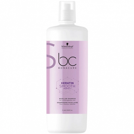 Szampon Schwarzkopf BC Keratin Smooth Perfect wygładzający do włosów puszących się 1000ml Szampony wygładzające Schwarzkopf 4045787426786