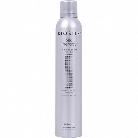 Lakier BioSilk Finishing Spray Firm Hold do włosów o mocnym utrwaleniu 284g Lakiery do włosów Farouk 633911744222