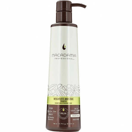 Szampon Macadamia Weightless Moisture Shampoo nawilżający do włosów cienkich 500ml Szampony do włosów suchych Macadamia professional 815857010795