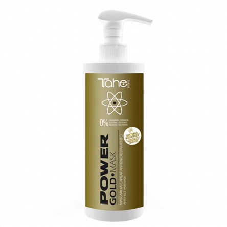 Maska Tahe POWER GOLD Capilar Antiencrespamiento Anti-frizz przeciw puszeniu się włosów 400ml Maski do włosów Tahe 8426827734850