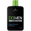 Szampon Schwarzkopf 3D Men Deep Cleansing oczyszczający do włosów przetłuszczających się 250ml Szampony do włosów przetłuszczających się Schwarzkopf 4045787264463