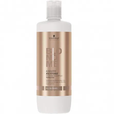 Szampon Schwarzkopf BLONDME keratynowy do codziennego użytku, do włosów blond 1000ml Szampony wzmacniające Schwarzkopf 4045787369793