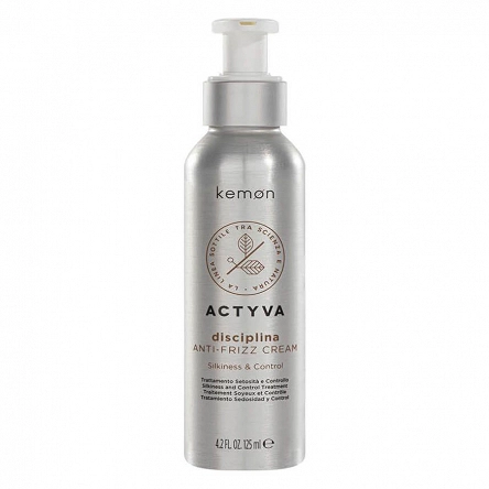 Krem Kemon Actyva Styling Disciplina Anti-Frizz przeciw puszeniu sie włosów z olejkiem z pestek brzoskwini 125ml Kremy do włosów Kemon 8020936079293