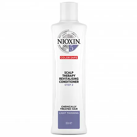 Odżywka Nioxin System 5 rewitalizująca przeznaczona do włosów po zabiegach chemicznych 300ml Odżywki do włosów zniszczonych Nioxin 3614226738028