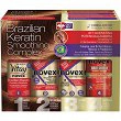 Zestaw wygładzający Novex Brazilian Keratin 4x100ml kuracja odbudowywująca Keratynowe prostowanie Novex 876120001490