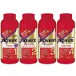 Zestaw wygładzający Novex Brazilian Keratin 4x100ml kuracja odbudowywująca Keratynowe prostowanie Novex 876120001490