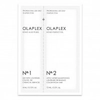 Zestaw Olaplex Single Use No.1 + No.2, do regeneracji włosów 4ml+15ml
