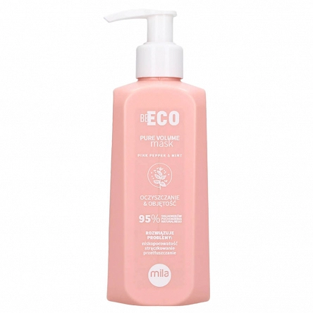 Maska Mila Professional Be Eco Pure Volume oczyszczająca do włosów 250ml Maski do włosów Mila 5907688774795