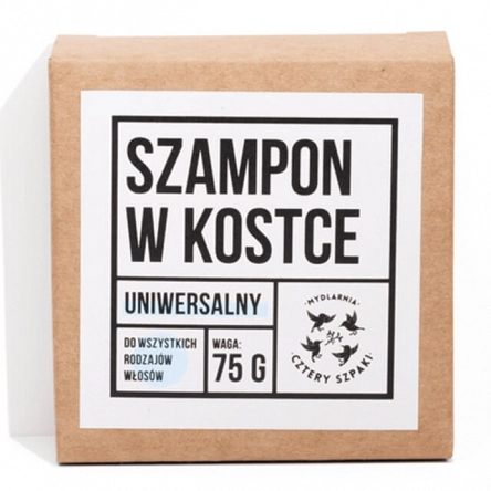 Szampon 4 Szpaki kostce naturalny pielęgnujący do włosów 75g  Szampony do włosów 4 Szpaki 5906660352389