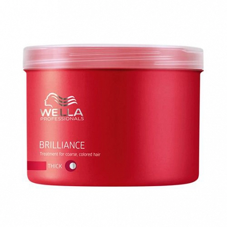 Maska Wella Brilliance Thick 500ml INVIGO Color Brilliance Ochrona Koloru Wella 4015600122362