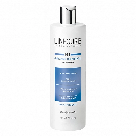 Szampon Hipertin Linecure Grease Control do włosów tłustych 300ml Szampony do włosów przetłuszczających się Hipertin 8430190046304