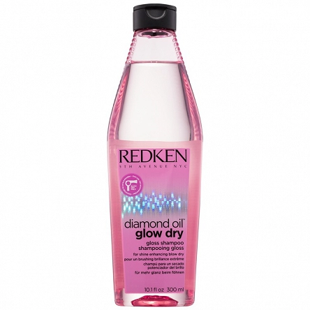 Szampon Redken Diamond Oil Glow nabłyszczający zabezpieczający przed suszeniem olejkiem z kolendry 300ml Szampony nabłyszczające Redken 884486313720