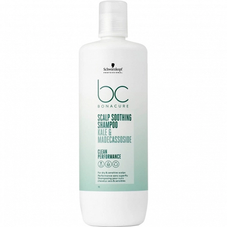 Szampon Schwarzkopf BC Bonacure Scalp Soothing do suchej i wrażliwej skóry głowy 1000ml Szampony do wrażliwej skóry głowy Schwarzkopf