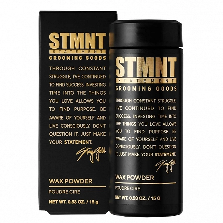 Puder STMNT Wax Powder, woskowy do modelowania włosów 15g Puder do włosów męski STMNT 4045787574821