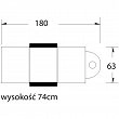 Fotel kosmetyczny Activ kosmetyczny A-202 z kuwetami Fotele kosmetyczne Activ 5906717401152