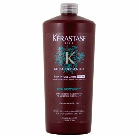 Kąpiel Kerastase Aura Botanica Bain Riche micelarna do włosów suchych z olejem kokosowym 1000ml Szampony do włosów suchych Kerastase 3474636591121