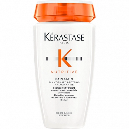 Szampon Kerastase Nutritive Bain Satin nawilżający do włosów suchych, normalnych i cienkich 250ml Szampony do włosów suchych Kerastase 3474637154912