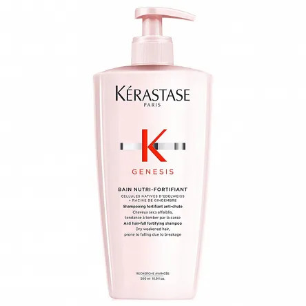 Szampon Kerastase Genesis Bain Nutri Fortifiant odżywczy i przeciw utracie gęstości włosów 500ml Szampony do włosów Kerastase 3474636980284