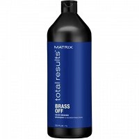 Szampon Matrix Brass OFF ochładzający kolor do włosów blond 1000ml 