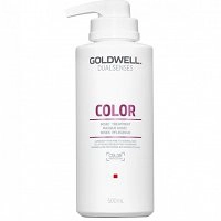 Maska Goldwell Dualsenses Color 60-sek nabłyszczająca do włosów farbowanych i naturalnych 500ml