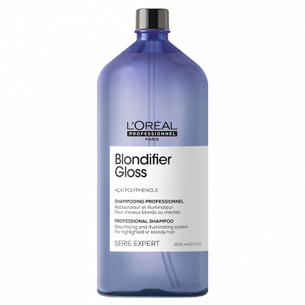 Szampon Loreal Blondifier Gloss nabłyszczający do włosów blond 1500ml  Szampony do włosów L'Oreal Professionnel 3474636975662