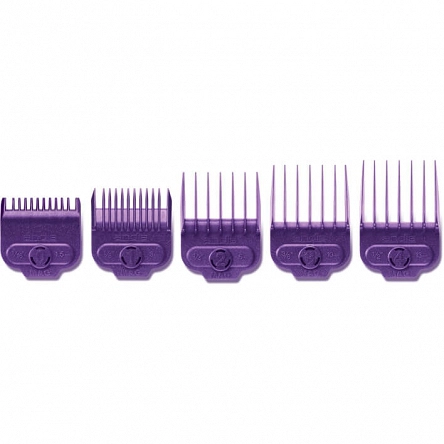 Nasadki Andis Magnetic Comb Set S do maszynki (magnetyczne), rozmiary 1,5mm, 3mm, 6mm, 10mm, 13mm Nasadki do maszynki Andis 040102663451