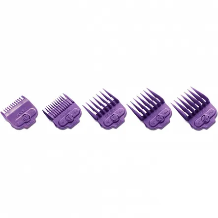 Nasadki Andis Magnetic Comb Set S do maszynki (magnetyczne), rozmiary 1,5mm, 3mm, 6mm, 10mm, 13mm Nasadki do maszynki Andis 040102663451