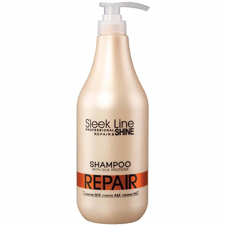 Szampon Stapiz Sleek Line Repair, wygładzający 1000ml Szampony nawilżające Stapiz 5904277710837