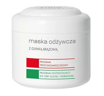 Maska odżywcza Ziaja PRO z glinką brązową 200ml Maseczki do twarzy Ziaja PRO 5901887021612