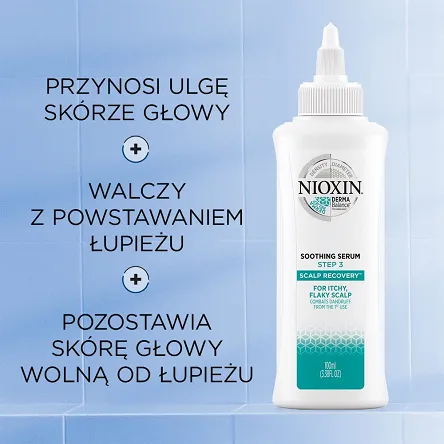 Serum Nioxin Scalp Recovery kojące, łagodzące oznaki łupieżu 100ml Problemy z włosami Nioxin 4064666322100