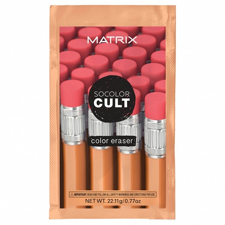 Saszetka Matrix Socolor CULT Color eraser do usuwania farby z włosów, 22g Dekoloryzatory Matrix 884486381040