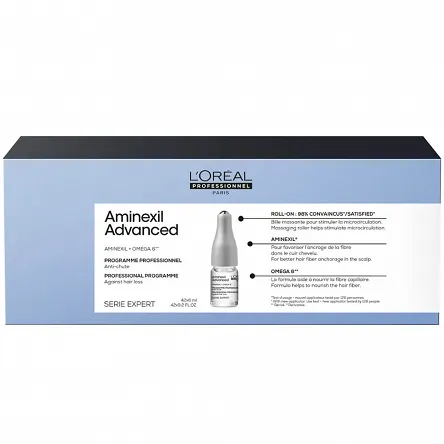 Kuracja Loreal Aminexil Advanced przeciw wypadaniu włosów 42x6ml  Kuracje przeciw wypadaniu włosów L'Oreal Professionnel 3474637109509