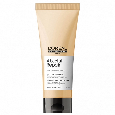 Odżywka Loreal Absolut Repair Gold regenerująca włosy zniszczone 200ml Odżywki do włosów zniszczonych L'Oreal Professionnel 3474636976096