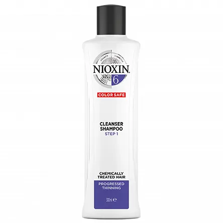 Szampon Nioxin System 6 oczyszczający skórę głowy, włosy po zabiegach chemicznych 300ml Szampony do włosów przetłuszczających się Nioxin 8005610494791