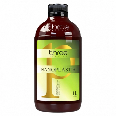 Kuracja Three Therapy Nanoplastia do prostowania włosów bez formaldehydu 1000ml Produkty do nanoplastii Three Therapy 602883366381