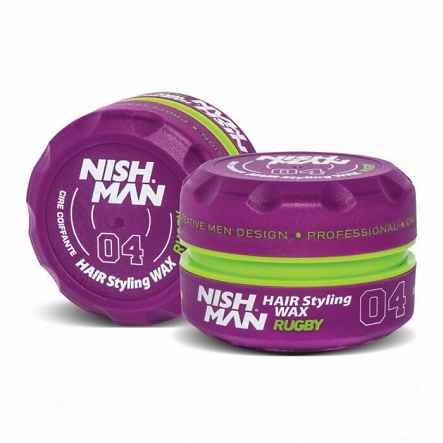 Pomada Nishman Styling Wax 04 Rugby odżywiająca i wzmacniająca włosy 150ml Pomada wodna NishMan 8681665066031