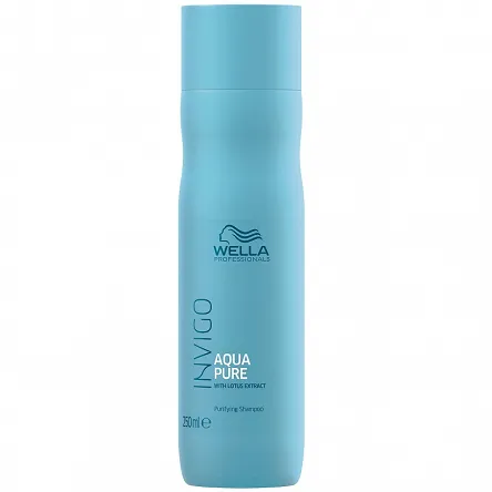 Szampon Wella INVIGO Aqua Pure oczyszczający włosy z resztek produktów do stylizacji 250ml Szampony oczyszczające Wella 8005610642406