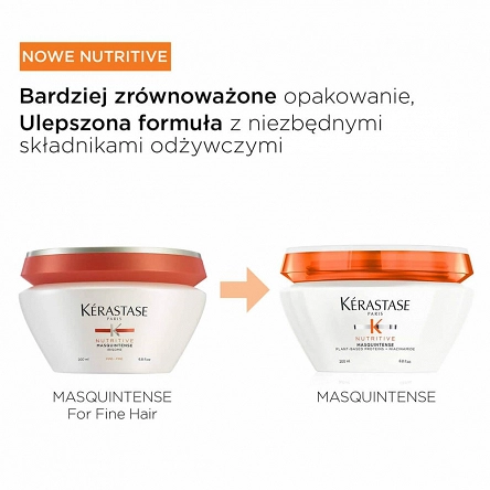 Maska Kerastase Nutritive Masquintense nawilżająca do włosów suchych i cienkich 200ml Maska wzmacniająca włosy Kerastase 3474637154967