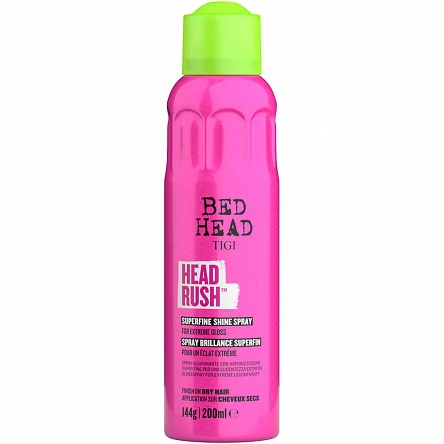 Mgiełka Tigi Bed Head Headrush nadająca połysk i zdrowy wygląd włosów 200ml Spraye do włosów Tigi 615908433432