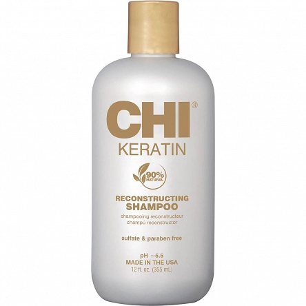 Szampon Chi Keratin, wzmacniający 350ml Szampon regenerujący włosy Farouk 633911728857