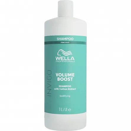 Szampon Wella Invigo Volume do włosów cienkich zwiększający objętość 1000ml Szampony do włosów Wella 4064666585413