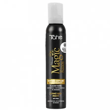 Pianka Tahe Magic Rizos Mousse do stylizacji o mocnym utrwaleniu do włosów kręconych 200ml Pianki do włosów Tahe 8426827723519