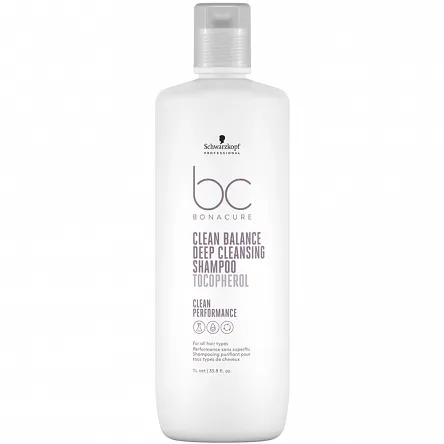 Szampon Schwarzkopf BC Bonacure Clean Balance delikatnie oczyszczający włosy 1000ml Szampony do włosów Schwarzkopf 4045787725032