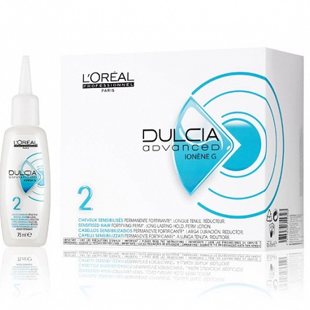 Płyn do trwałej Loreal Dulcia Advanced 75ml Trwała ondulacja i trwałe prostowanie L'Oreal Professionnel 3474630355217