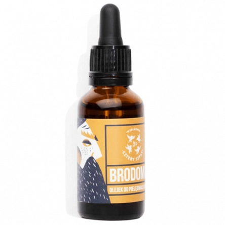 Olejek 4 Szpaki Brodomir naturalny do brody i zarostu 30ml Pielęgnacja 4 Szpaki 5906660352433