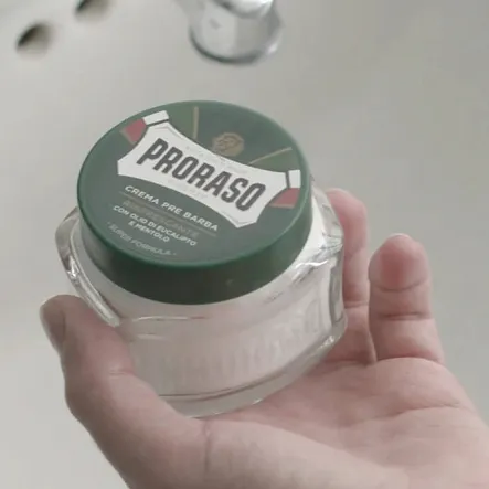 Krem Proraso Green Pre-Shave przed goleniem do wszystkich rodzajów skóry i brody 100ml Pielęgnacja Proraso 8004395009008