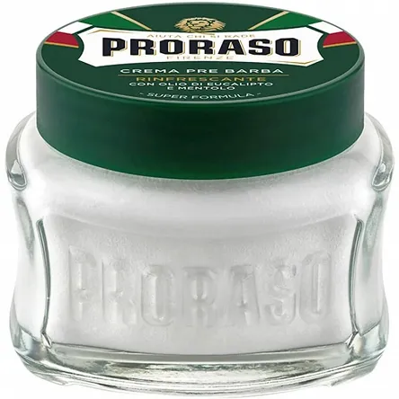 Krem Proraso Green Pre-Shave przed goleniem do wszystkich rodzajów skóry i brody 100ml Pielęgnacja Proraso 8004395009008